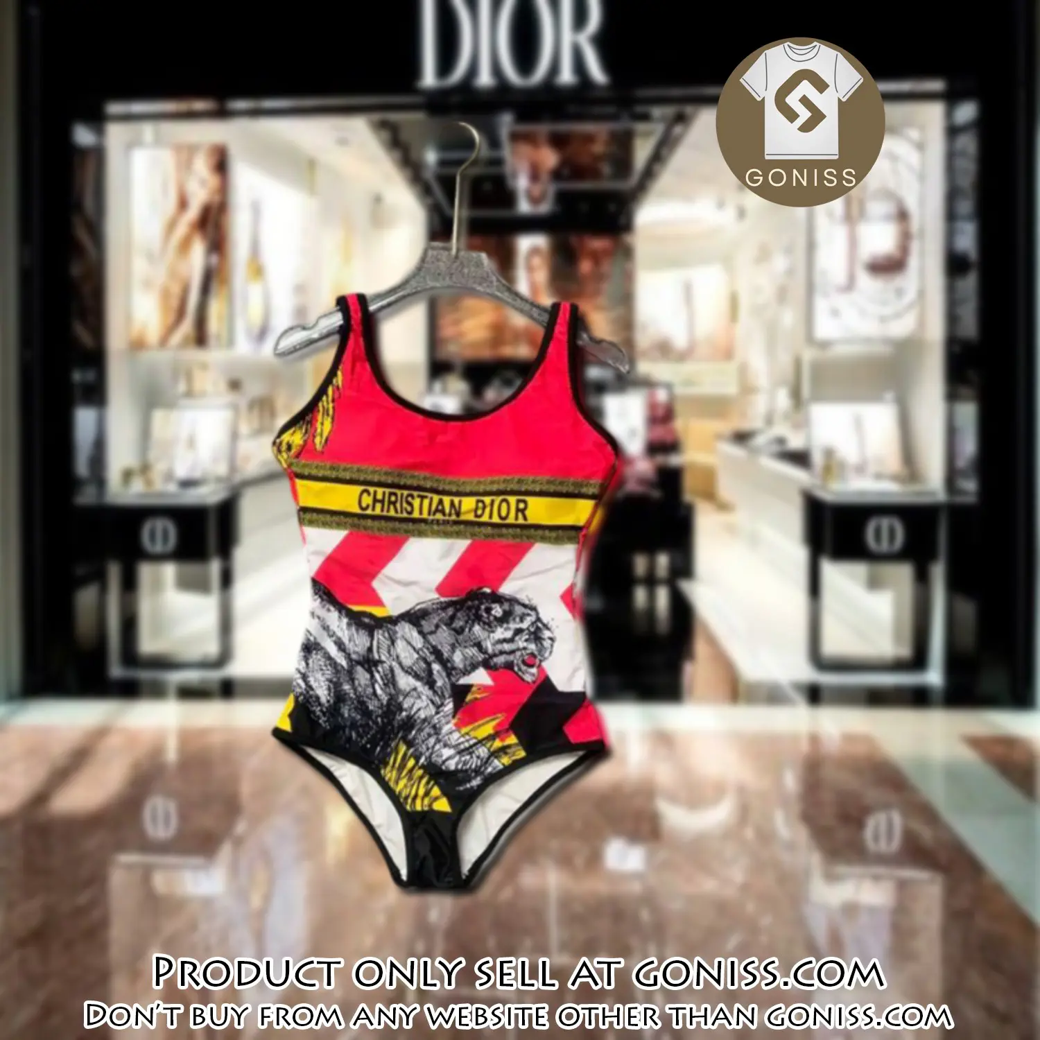 Christian dior swimwear beachwear one piece swimsuit osw1045 gn1203597